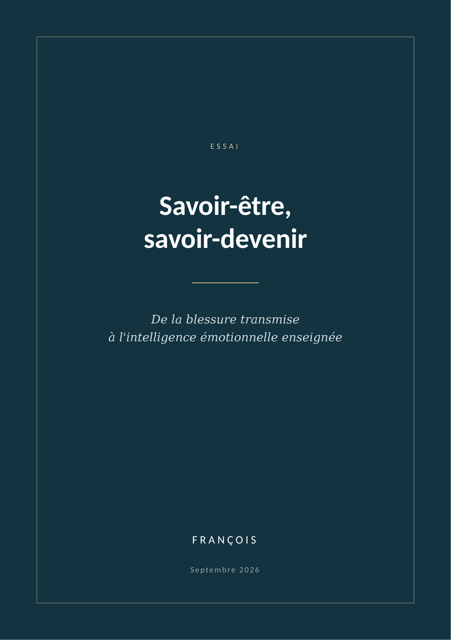 Savoir-être, savoir-devenir